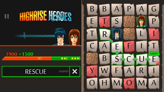 高层英雄：单词挑战Highrise Heroes: Word Challenge游戏截图