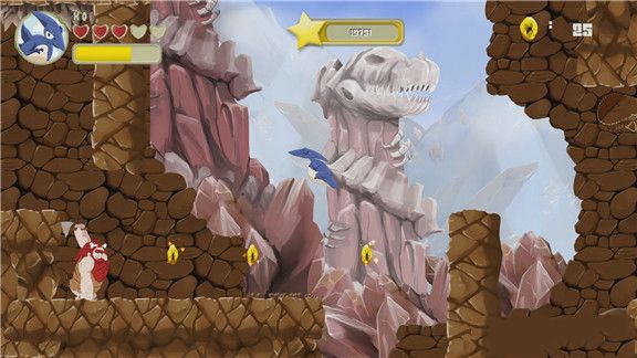 超级翼龙飞行Super Saurio Fly游戏截图