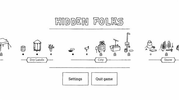 隐藏的人Hidden Folks游戏截图