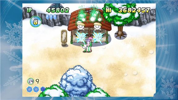 雪女大旋风：纱雪与小雪的冰冻大骚动Snow Battle Princess Sayuki游戏截图